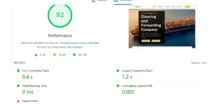 Page speed insight for Delta Cargo Connection From Axiom